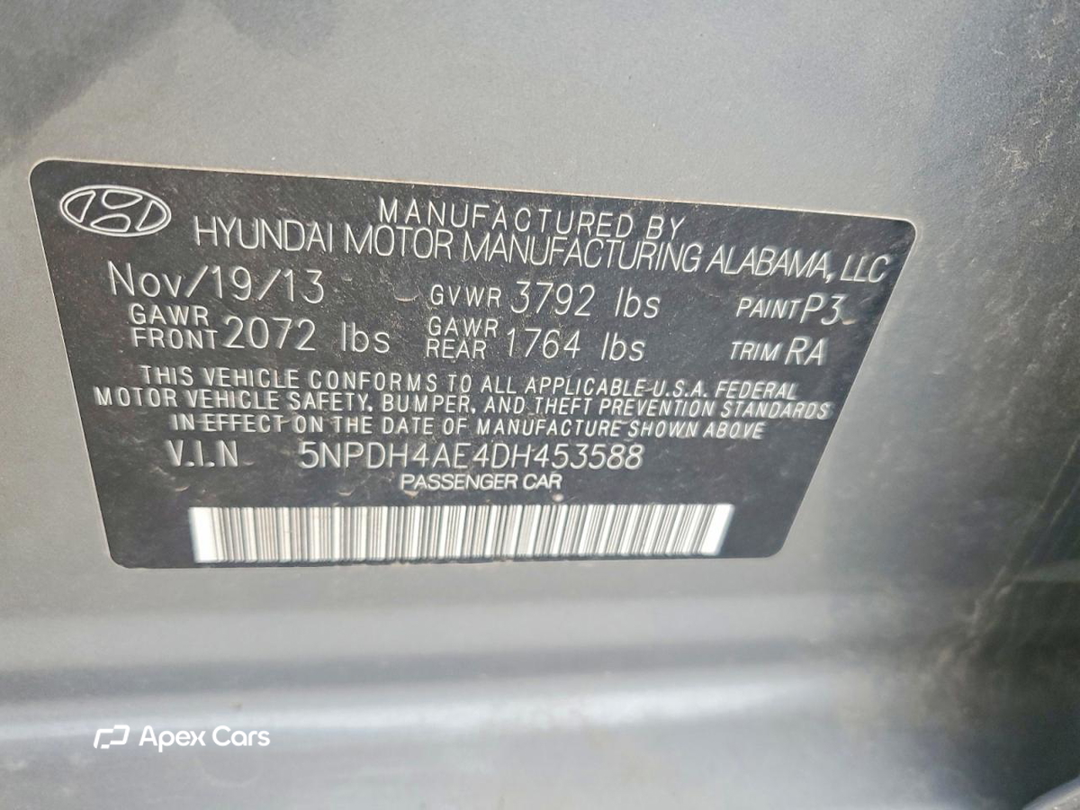 Hyundai Elantra 2013