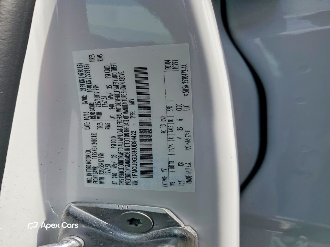 Ford Escape 2017