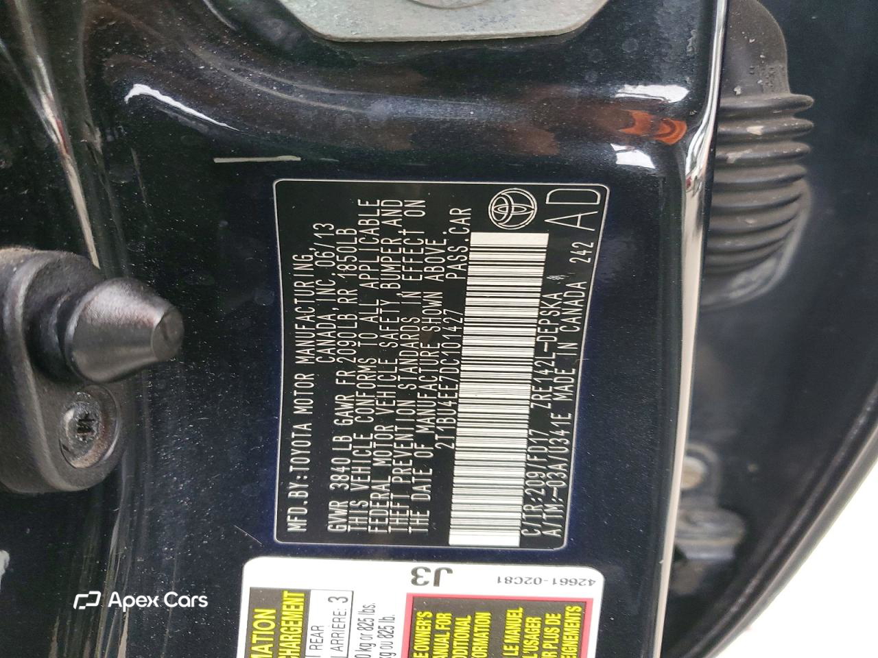 Toyota Corolla 2013