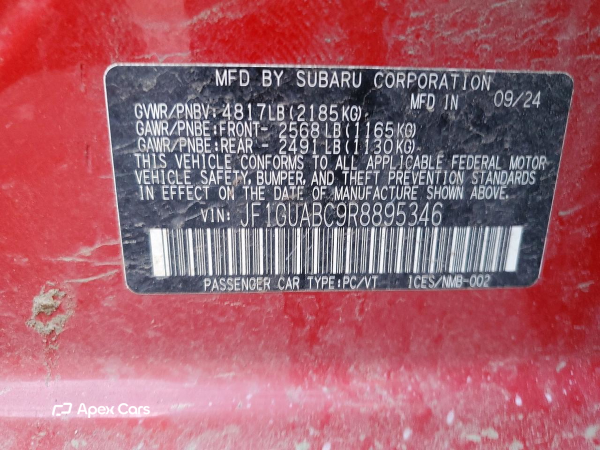 Subaru Impreza 2024