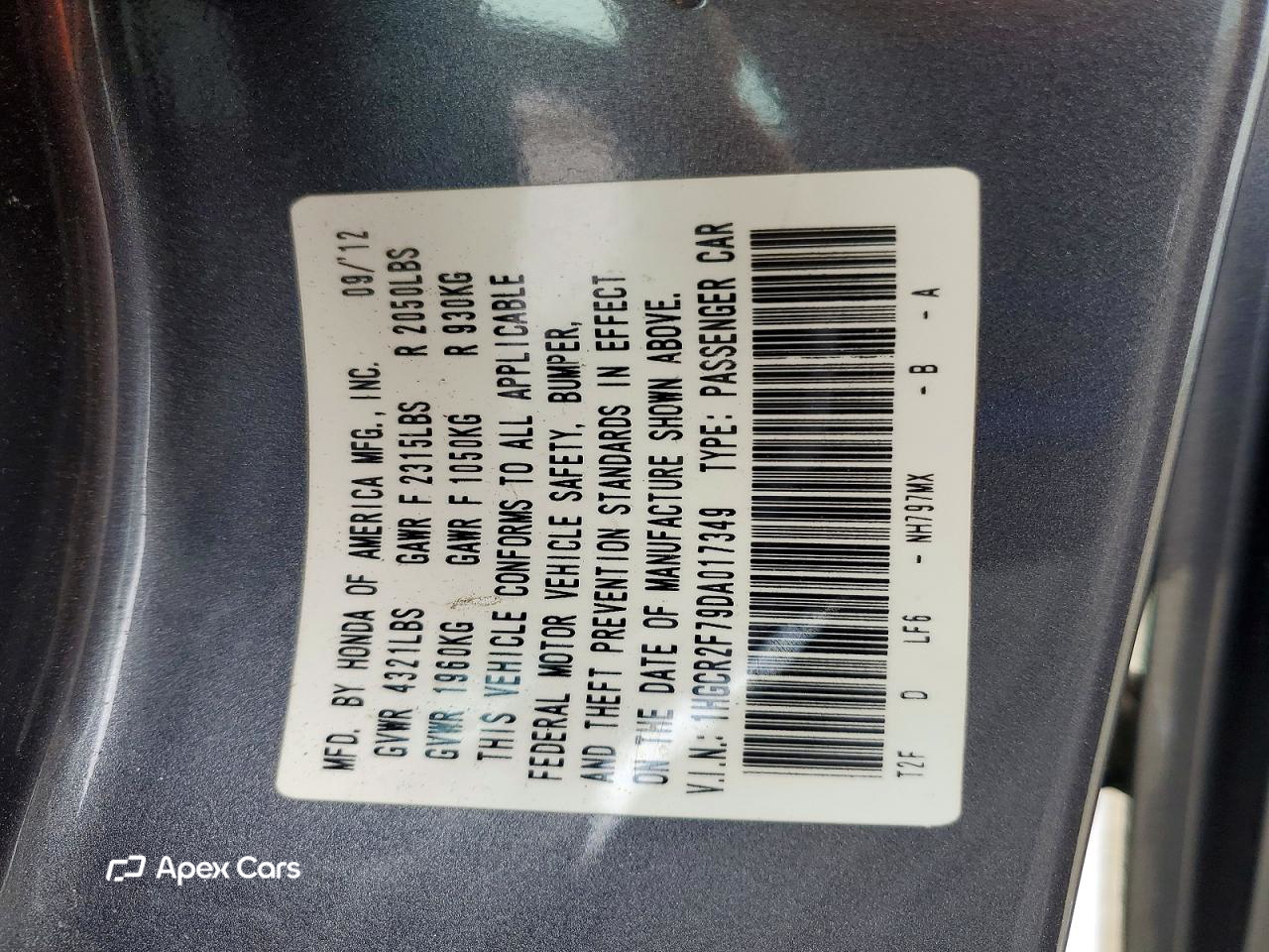 Honda Accord 2013