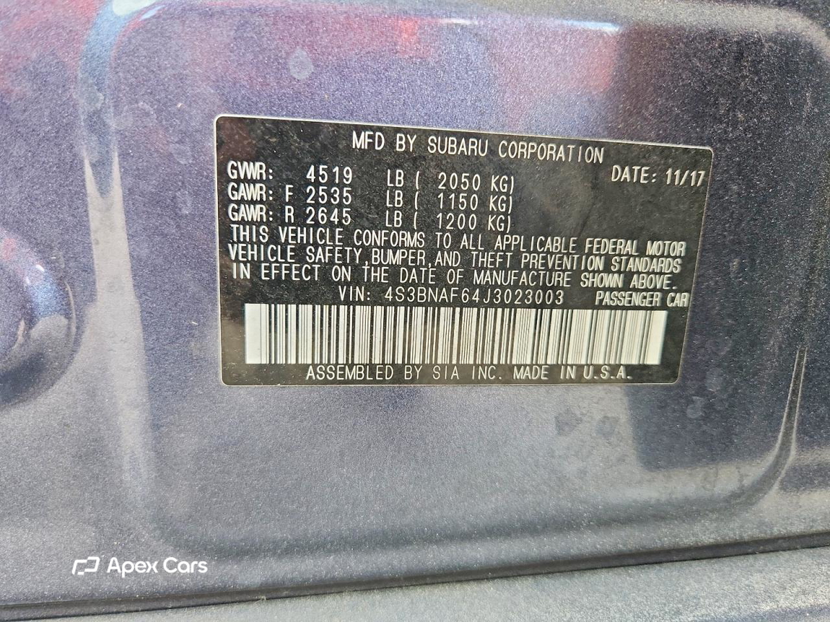Subaru Legacy 2018