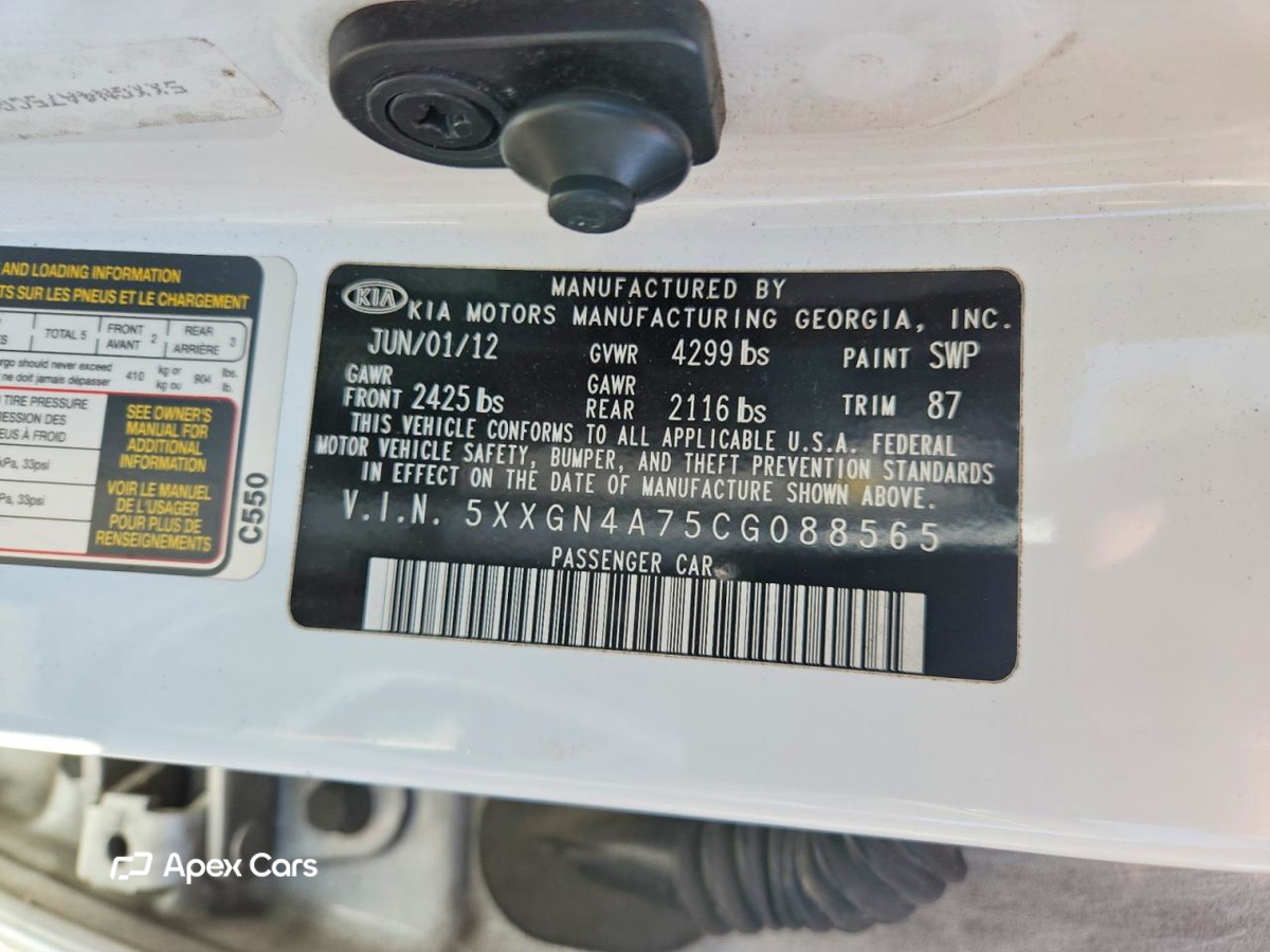 Kia Optima 2012
