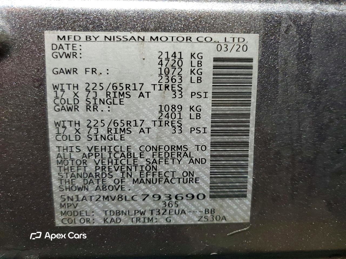 Nissan Rogue 2020