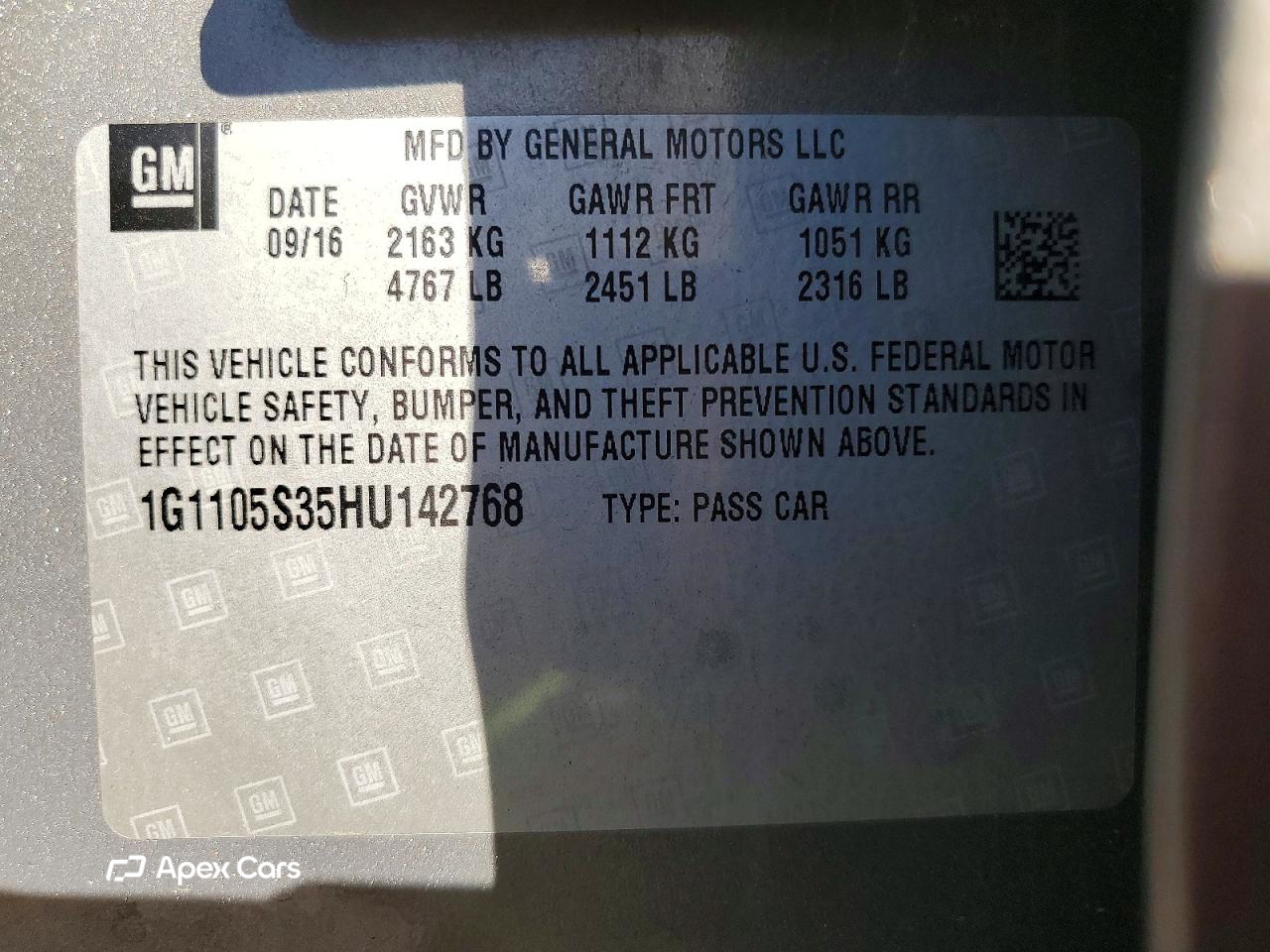 Chevrolet Impala 2017