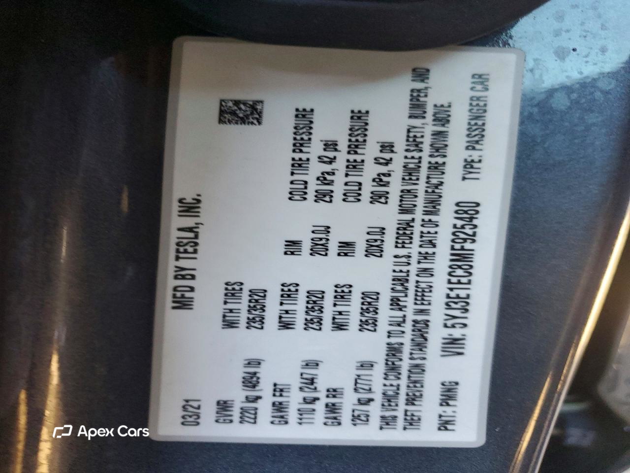 Tesla Model 3 2021