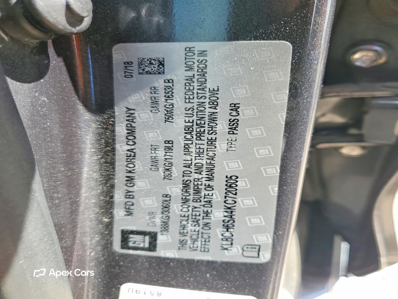 Chevrolet Spark 2019