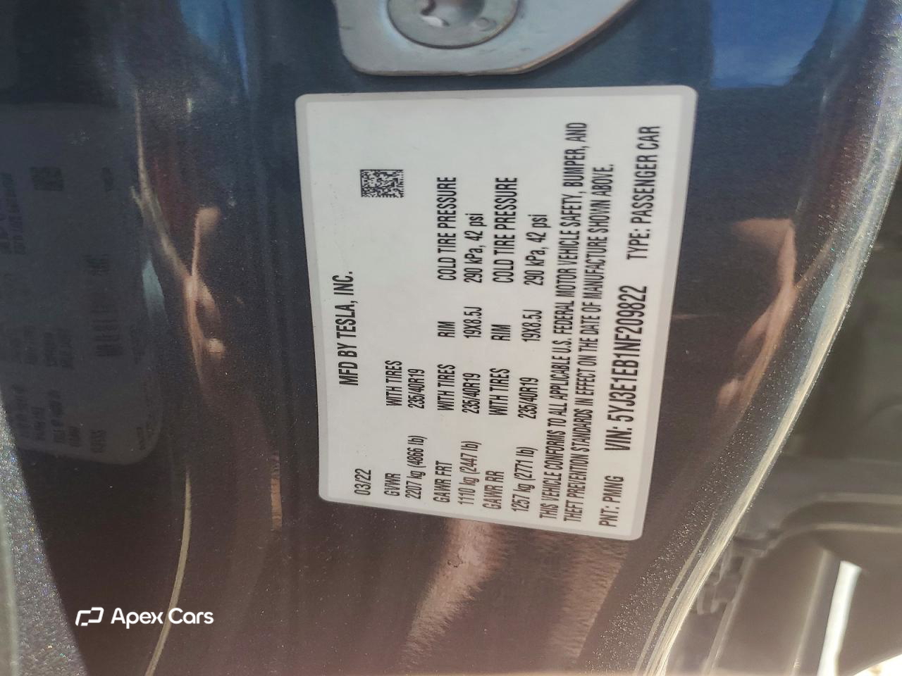 Tesla Model 3 2022