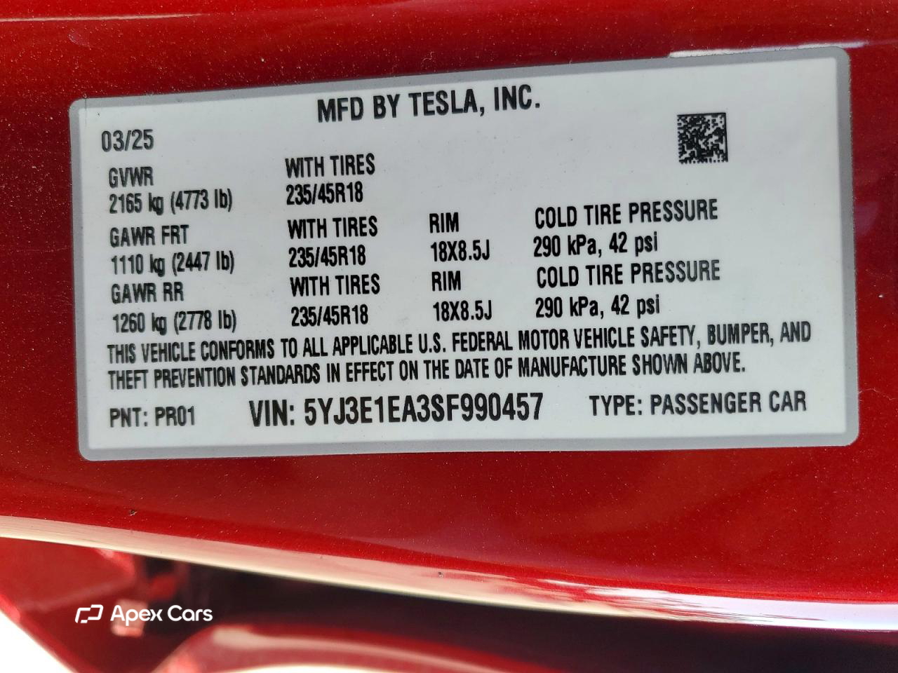 Tesla Model 3 2025