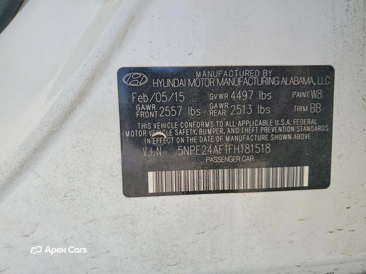 Hyundai Sonata 2015