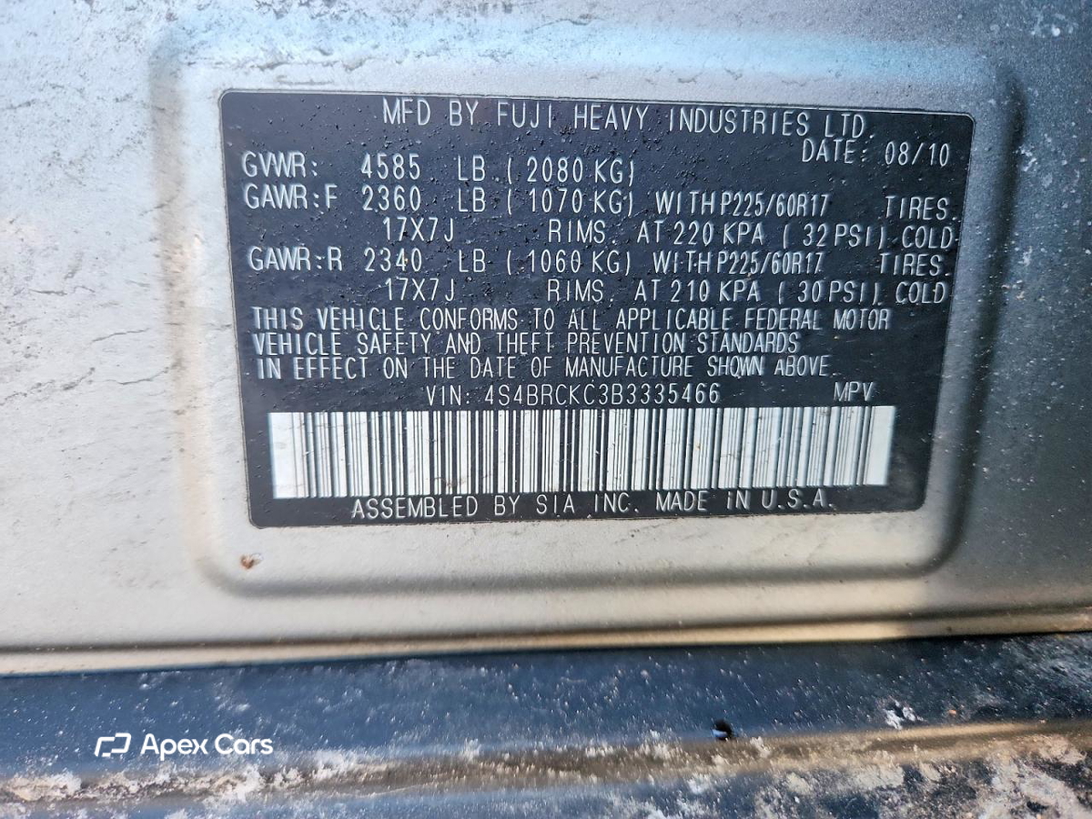 Subaru Legacy 2011