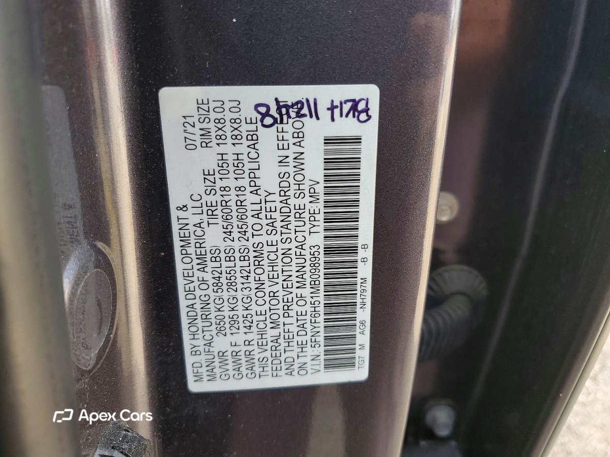 Honda Pilot 2021