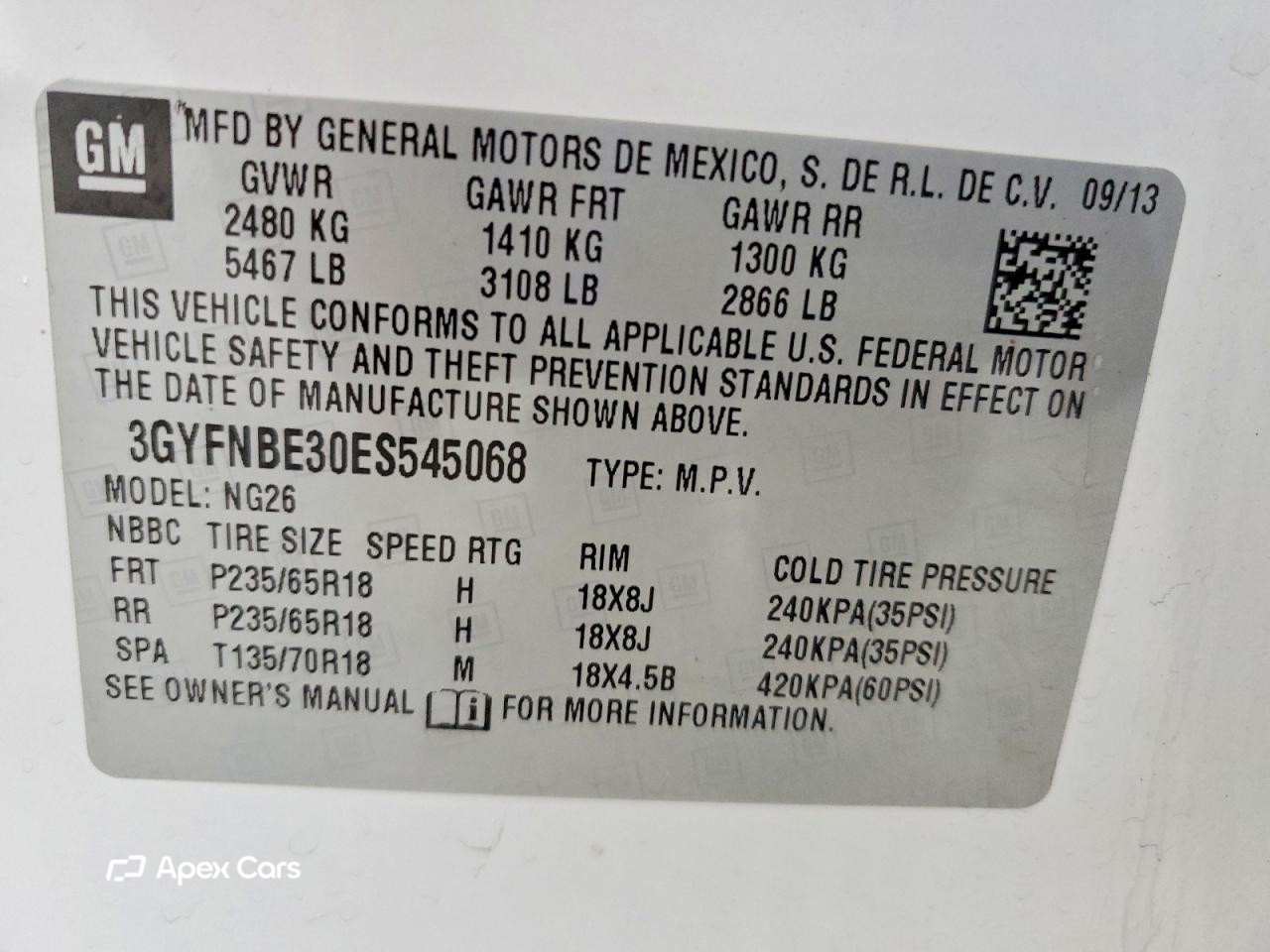 Cadillac SRX 2014
