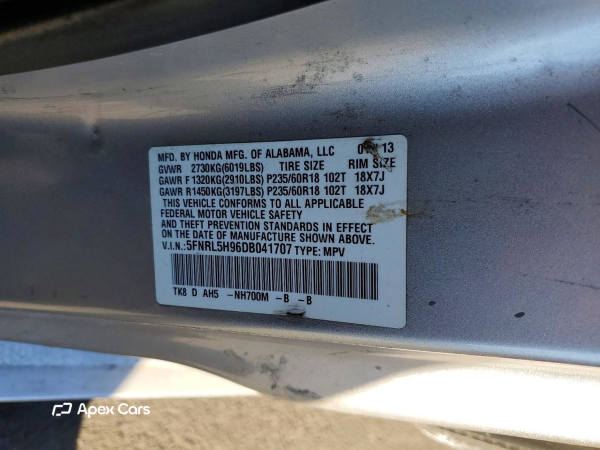 Honda Odyssey 2013
