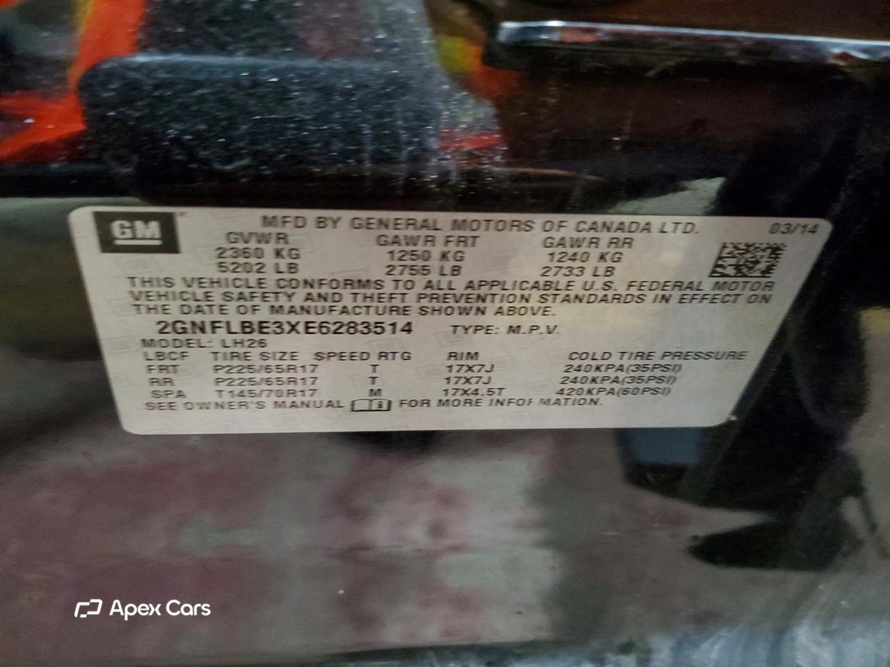 Chevrolet Equinox 2014