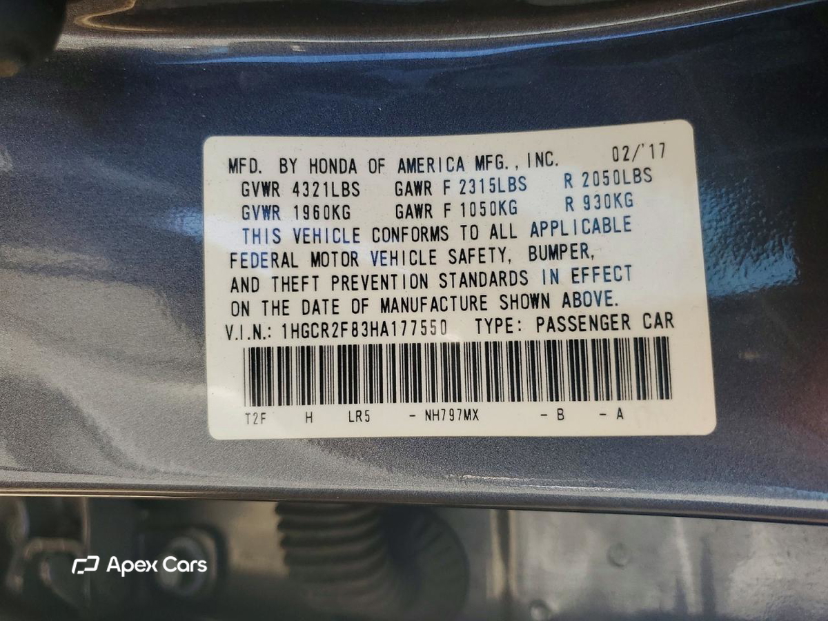 Honda Accord 2017