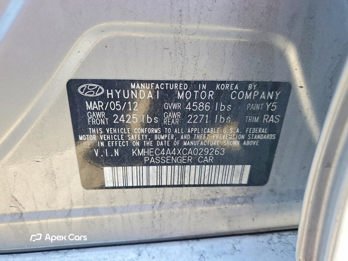 Hyundai Sonata 2012