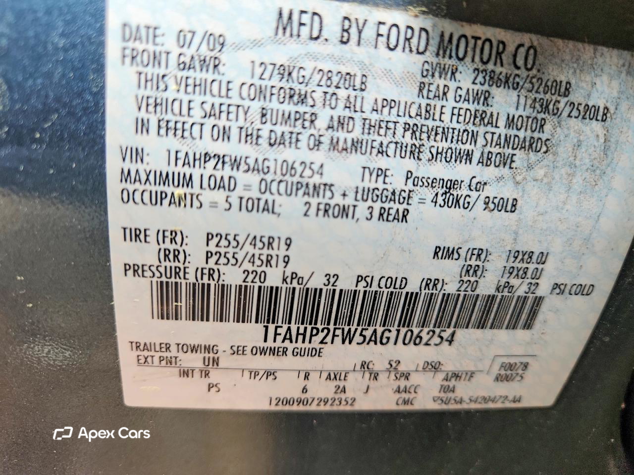 Ford Taurus 2010