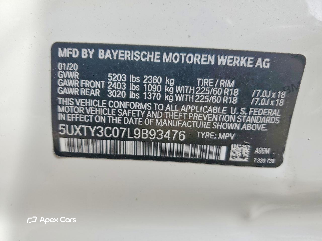 BMW X3 2020