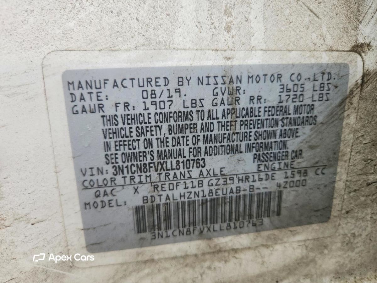 Nissan Versa 2020