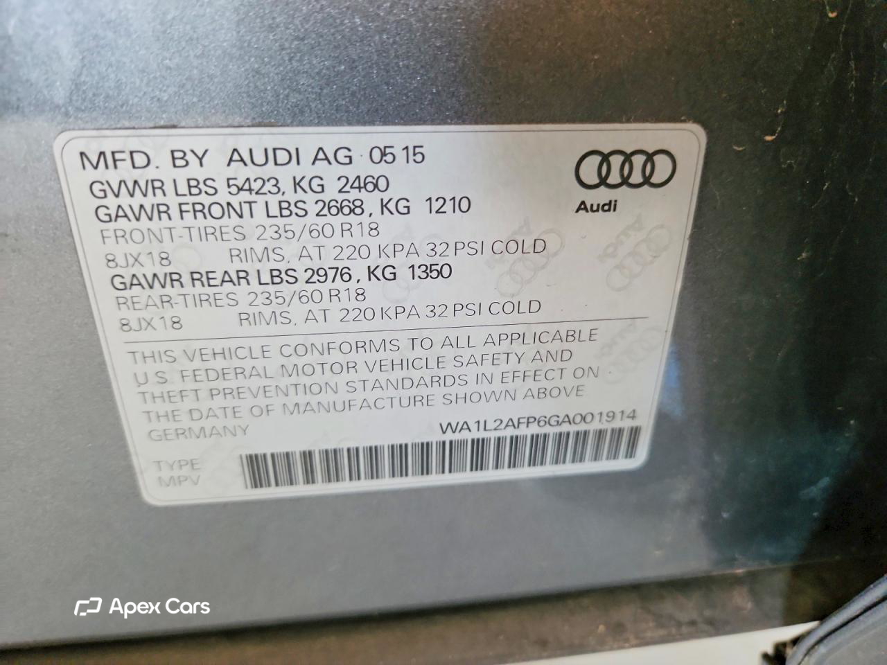 Audi Q5 2016