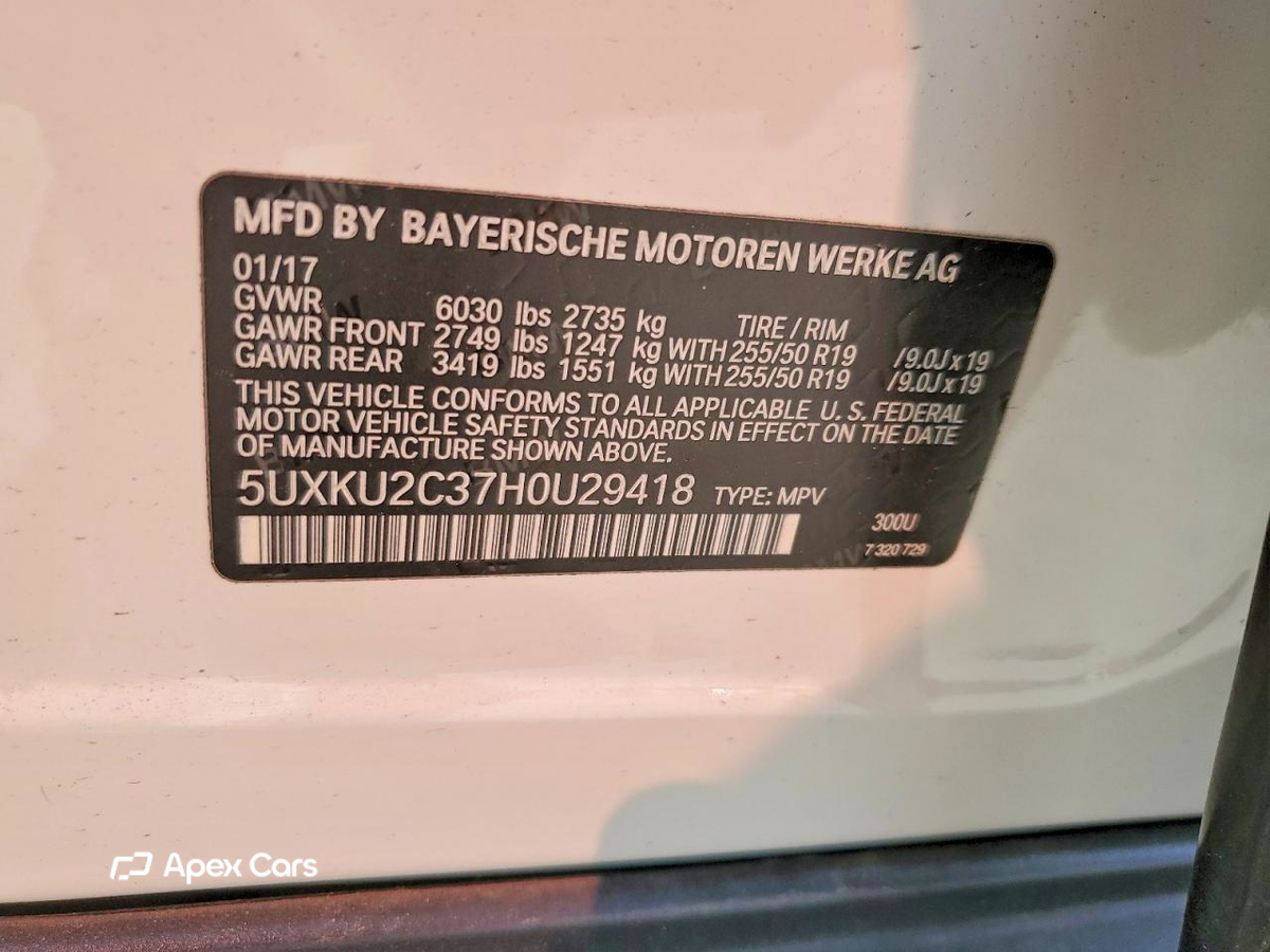 BMW X6 2017