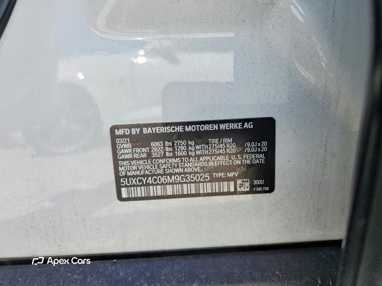 BMW X6 2021