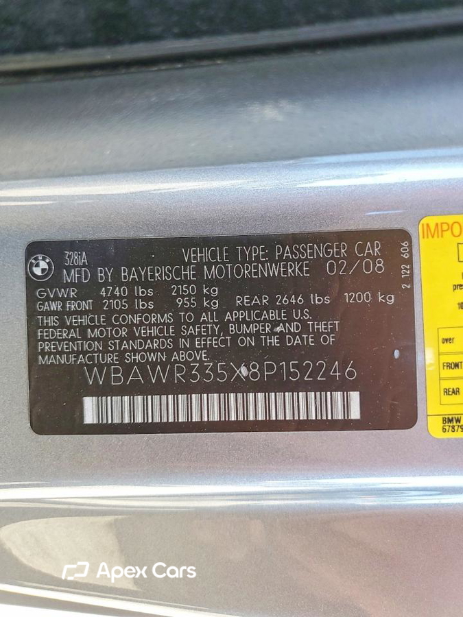 BMW Series 3 2008