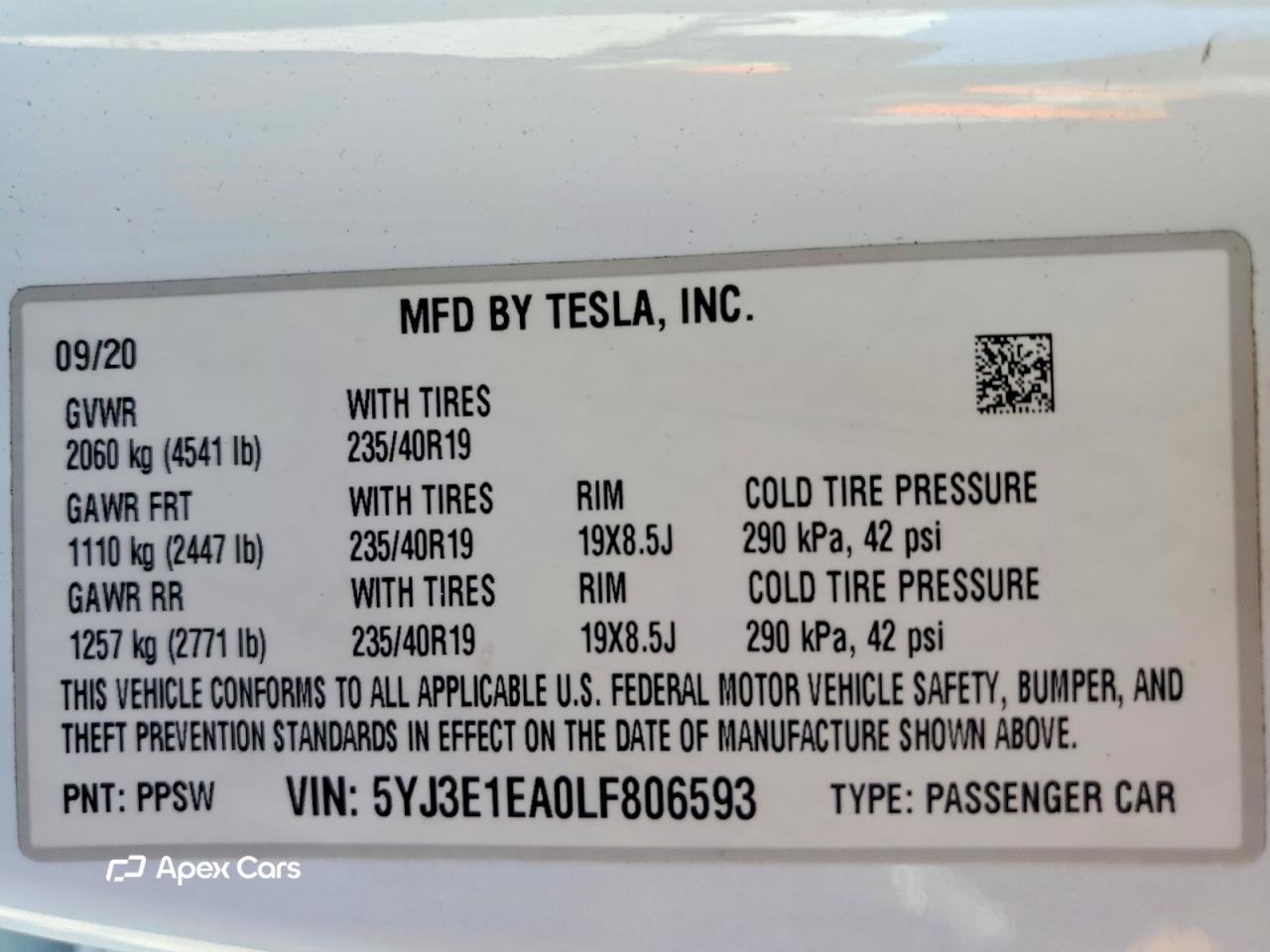 Tesla Model 3 2020