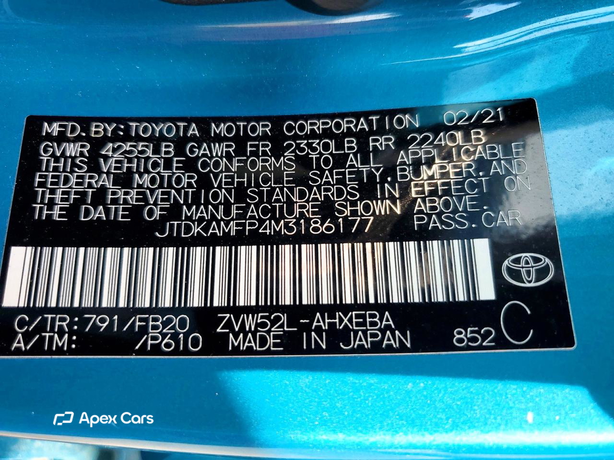Toyota Prius 2021