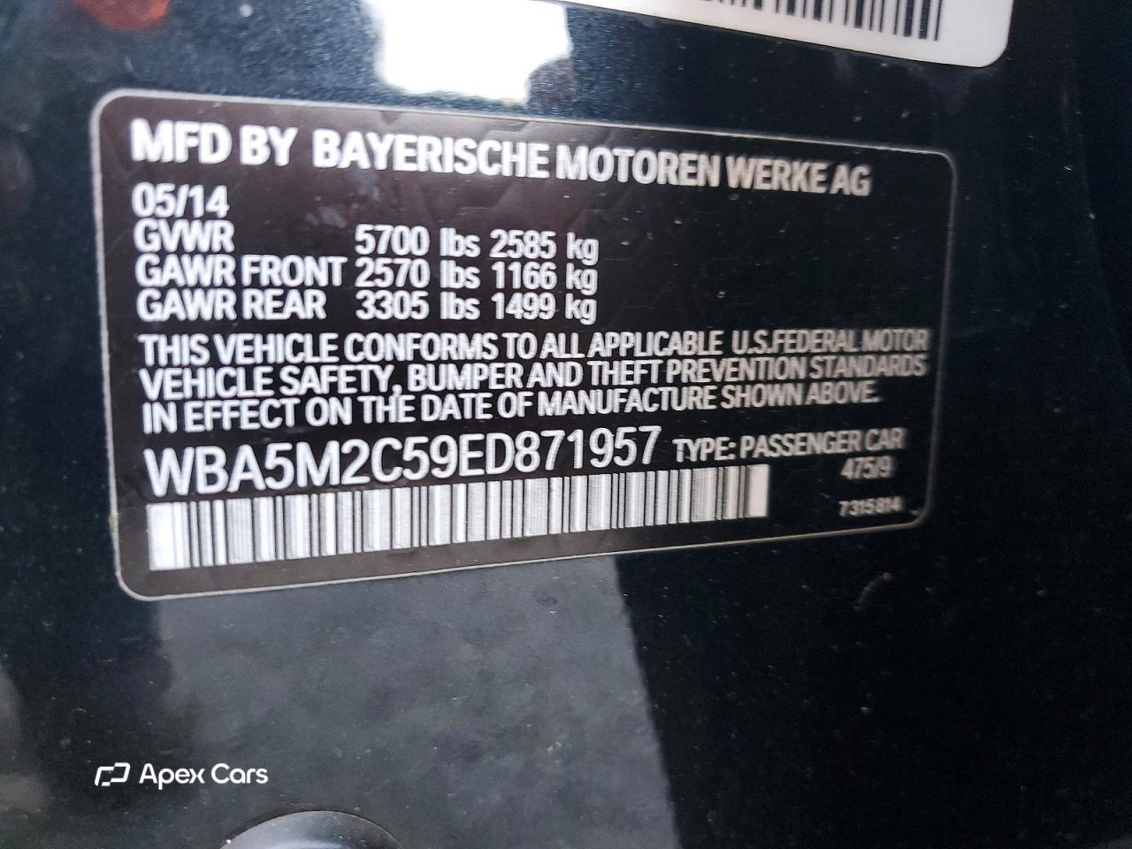 BMW Series 5 2014