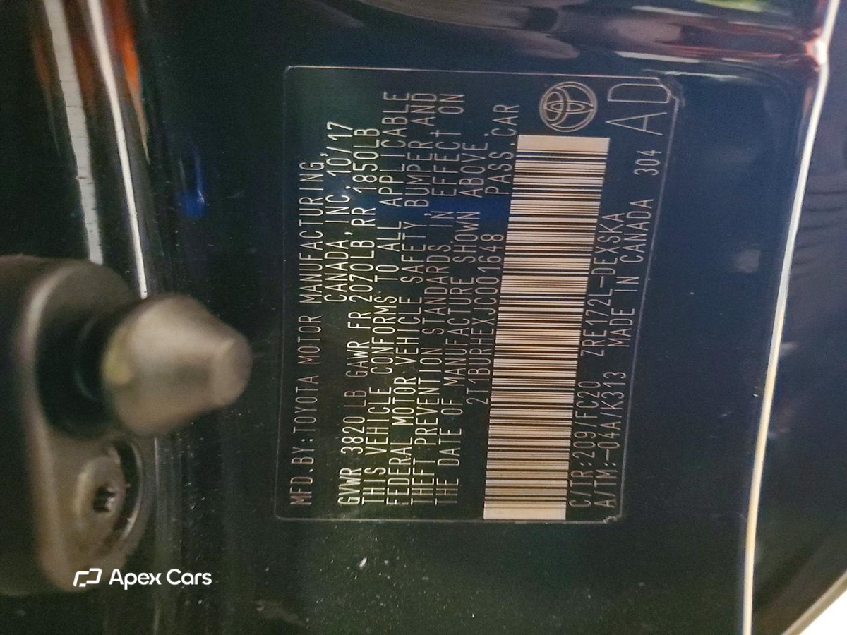 Toyota Corolla 2018