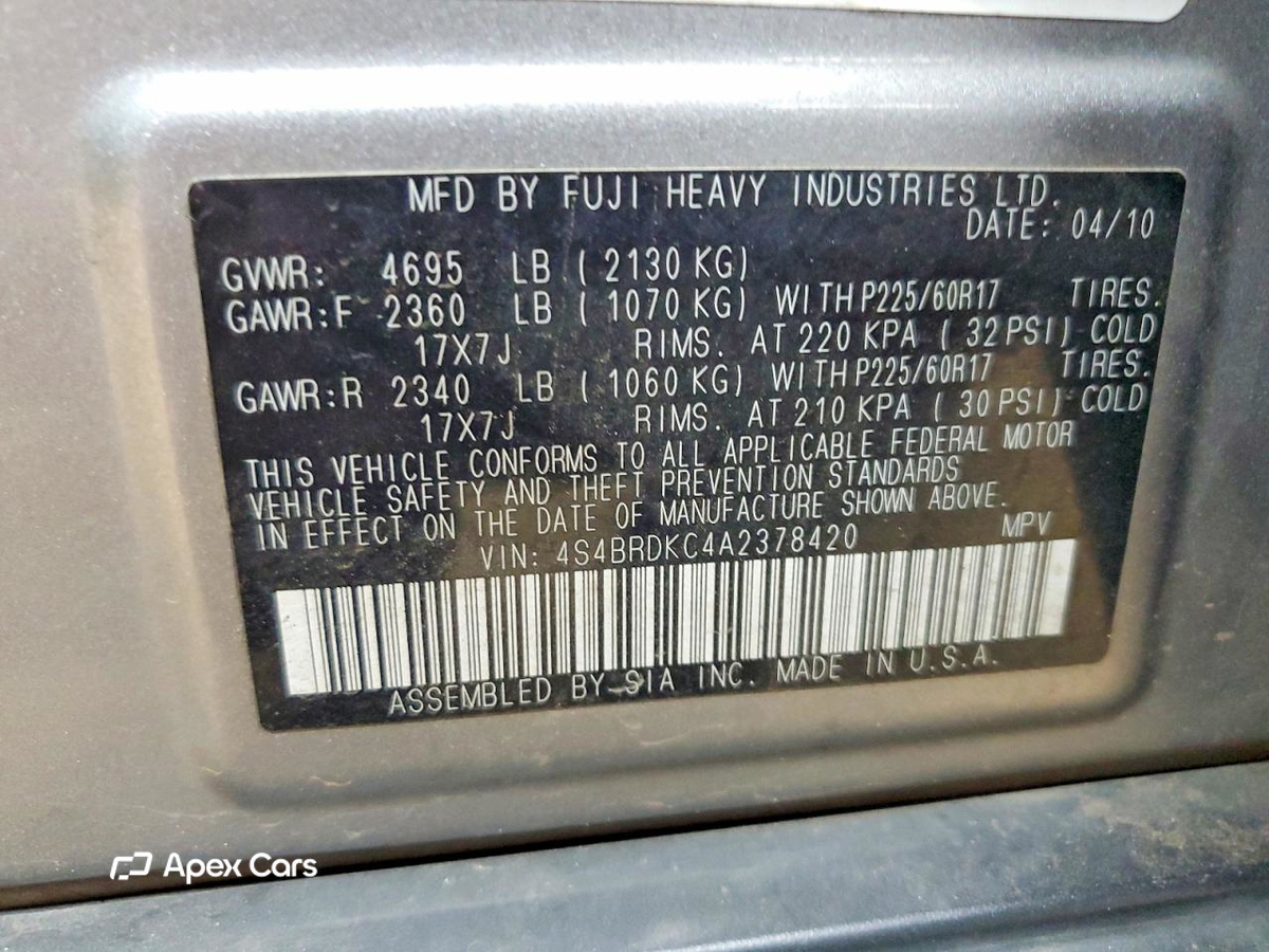 Subaru Outback 2010