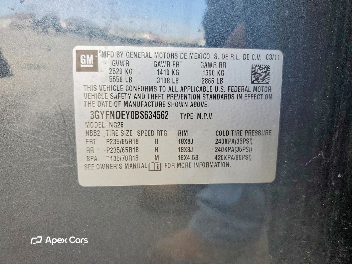 Cadillac SRX 2011