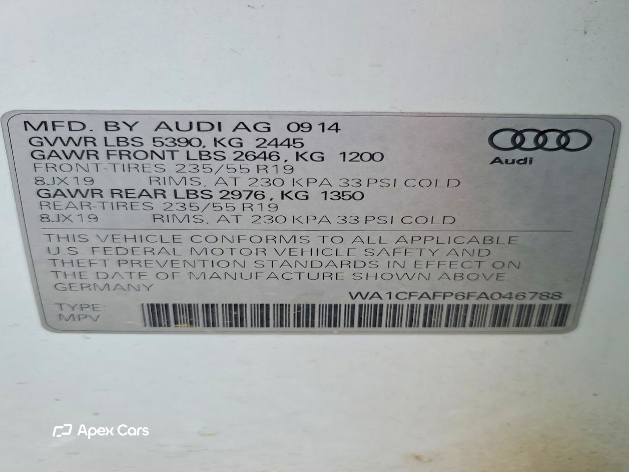 Audi Q5 2015