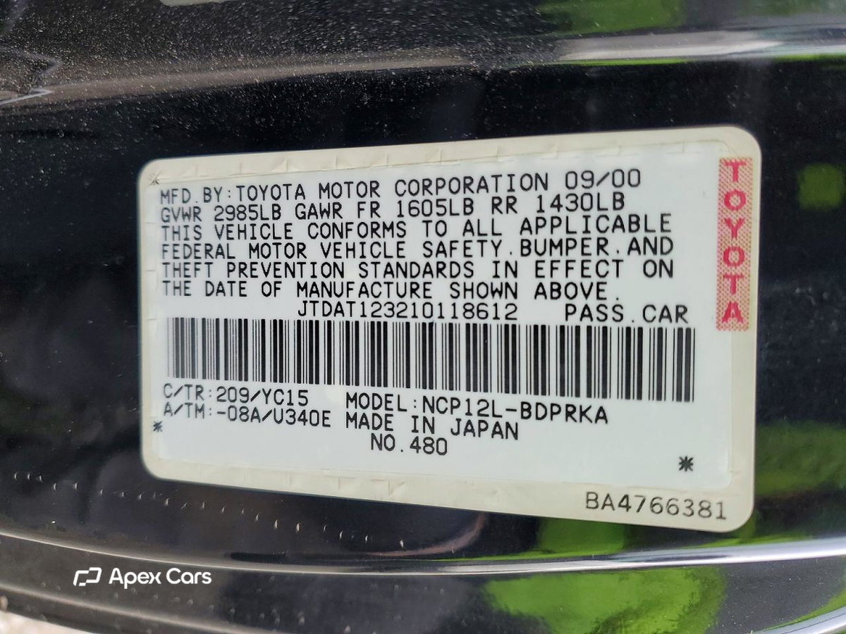 Toyota Echo 2001