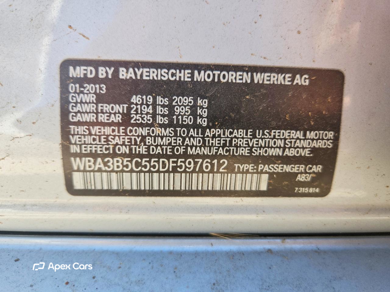BMW Series 3 2013