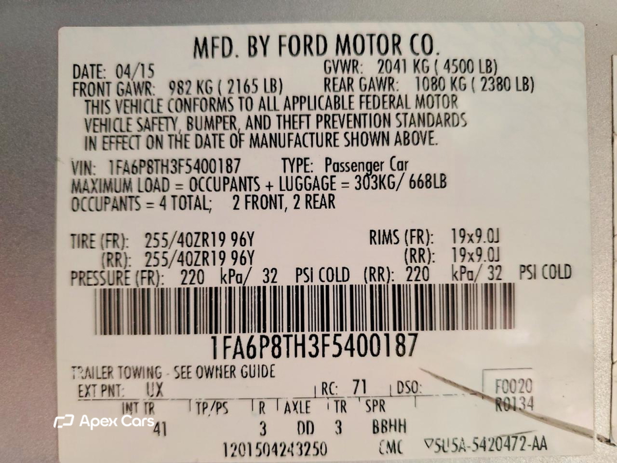 Ford Mustang 2015