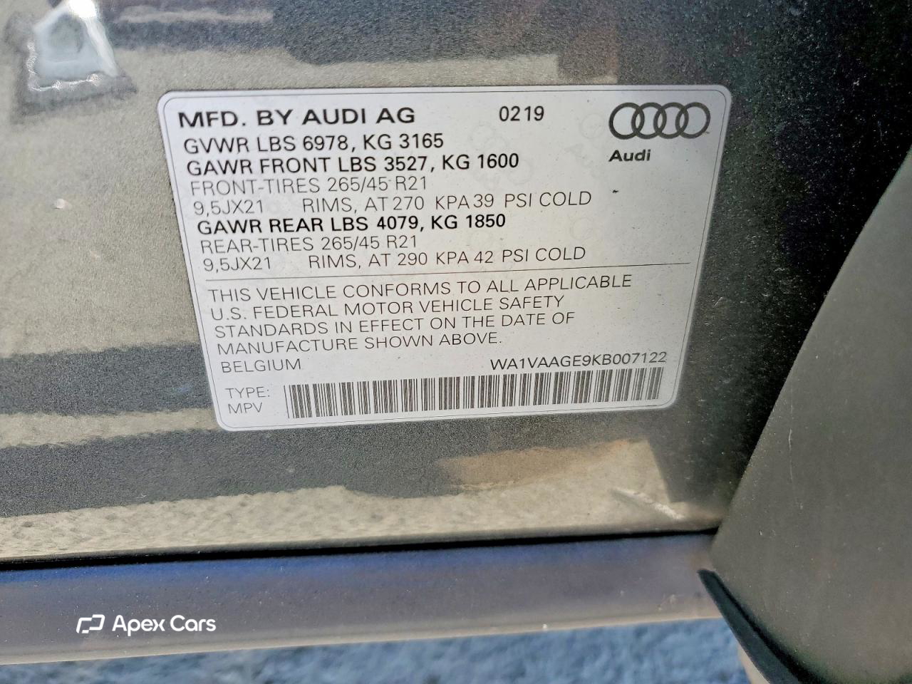 Audi e-tron 2019