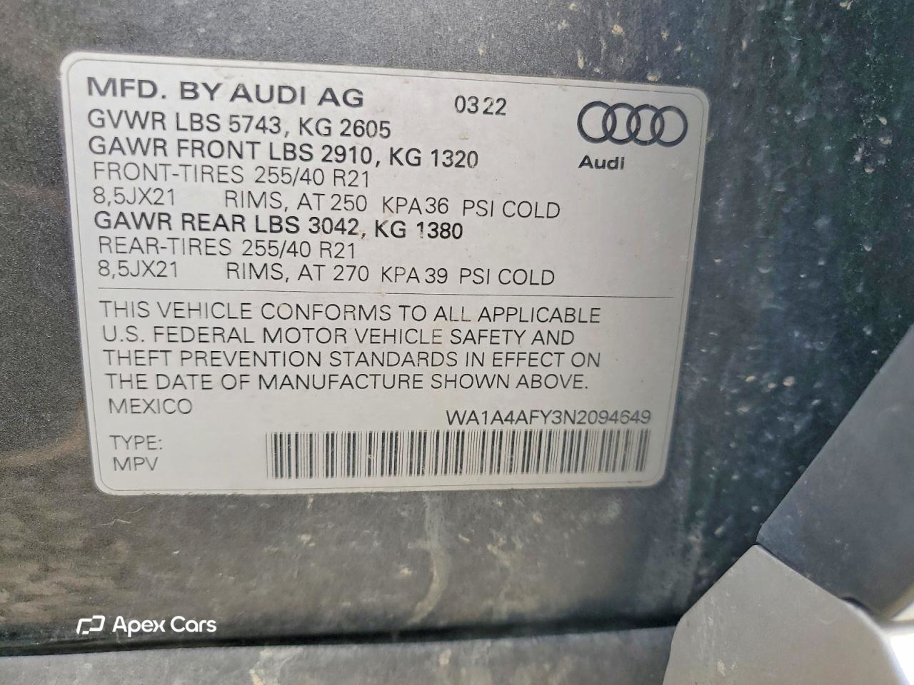 Audi SQ5 2022