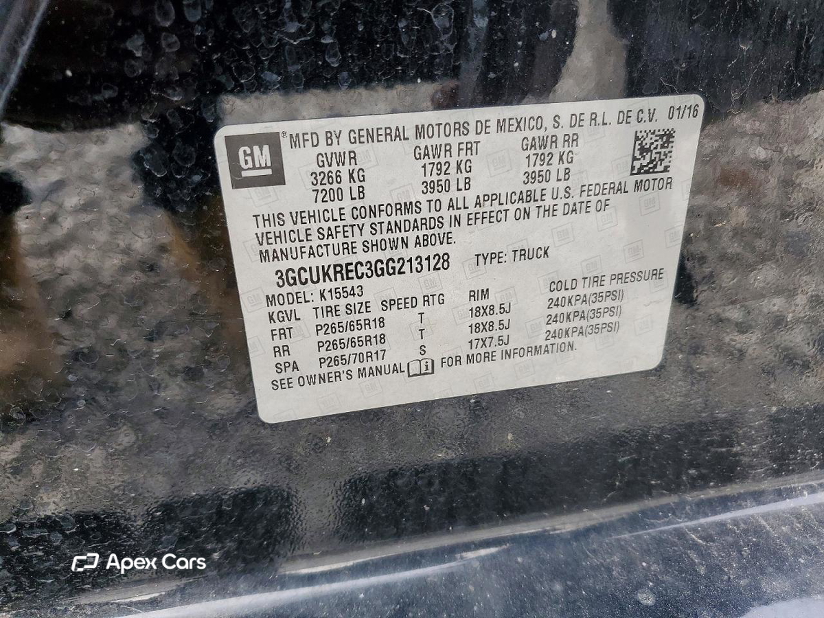 Chevrolet Silverado 2016