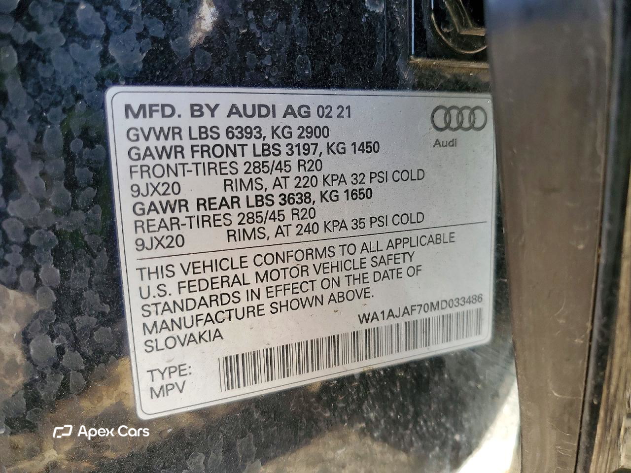 Audi Q7 2021