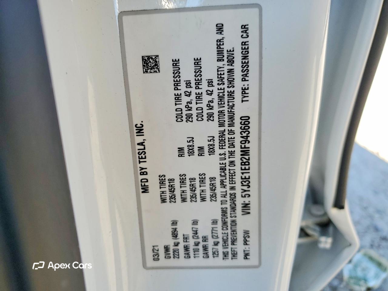 Tesla Model 3 2021