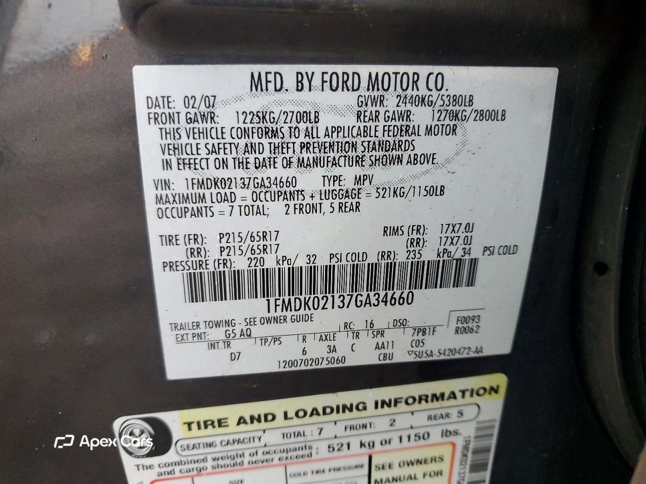 Ford Freestyle 2007