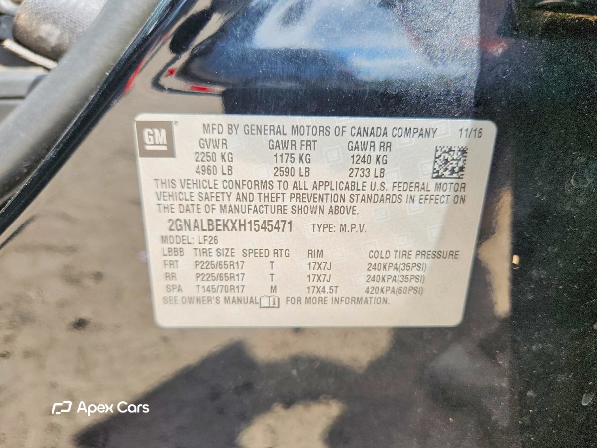 Chevrolet Equinox 2017
