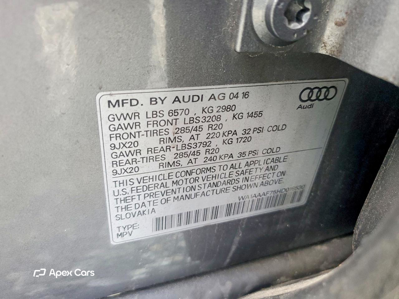 Audi Q7 2017