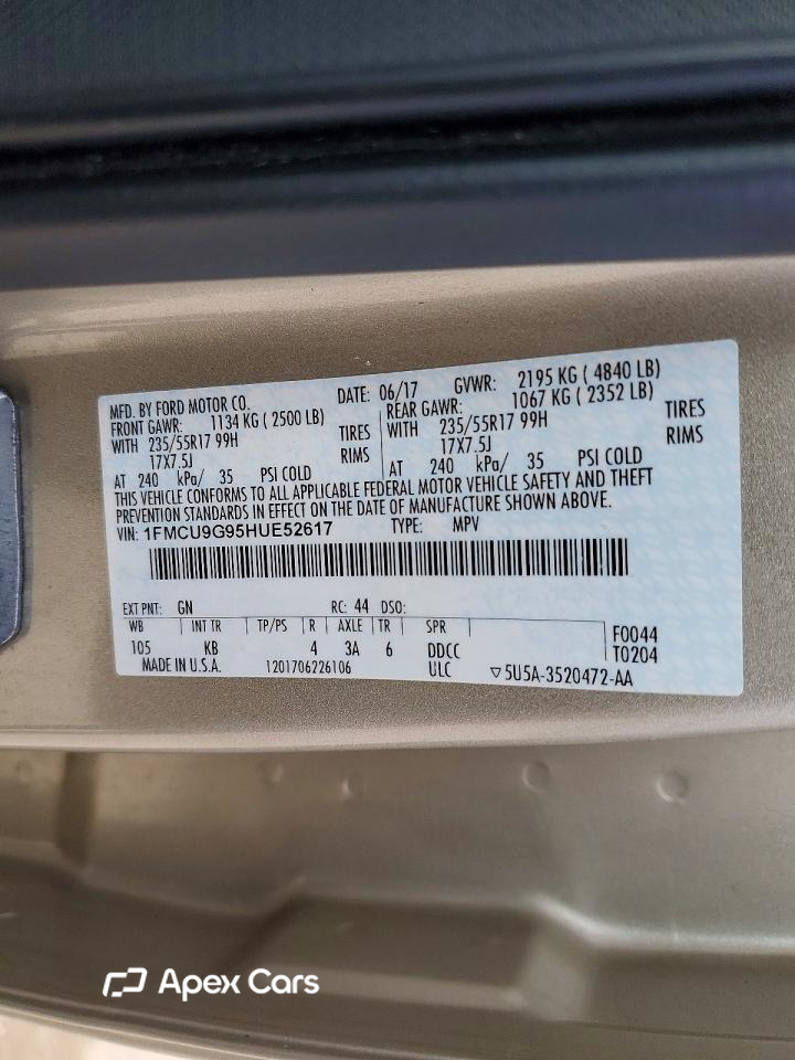 Ford Escape 2017