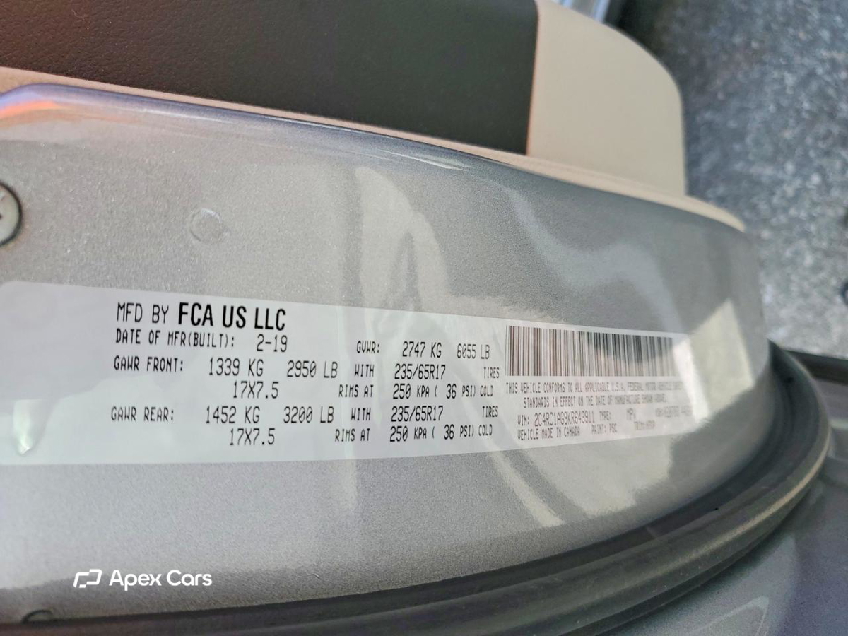 Chrysler Pacifica 2019
