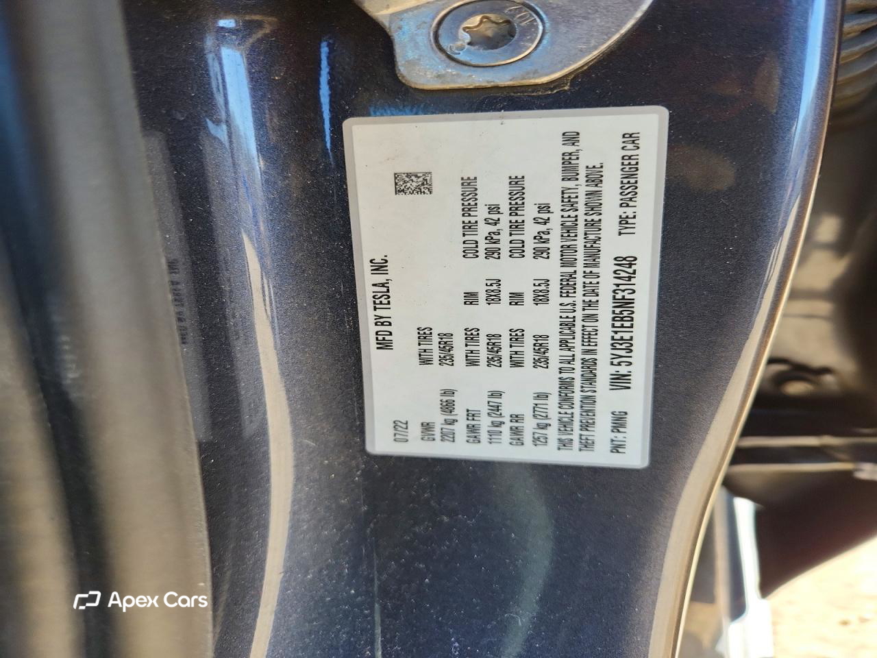 Tesla Model 3 2022