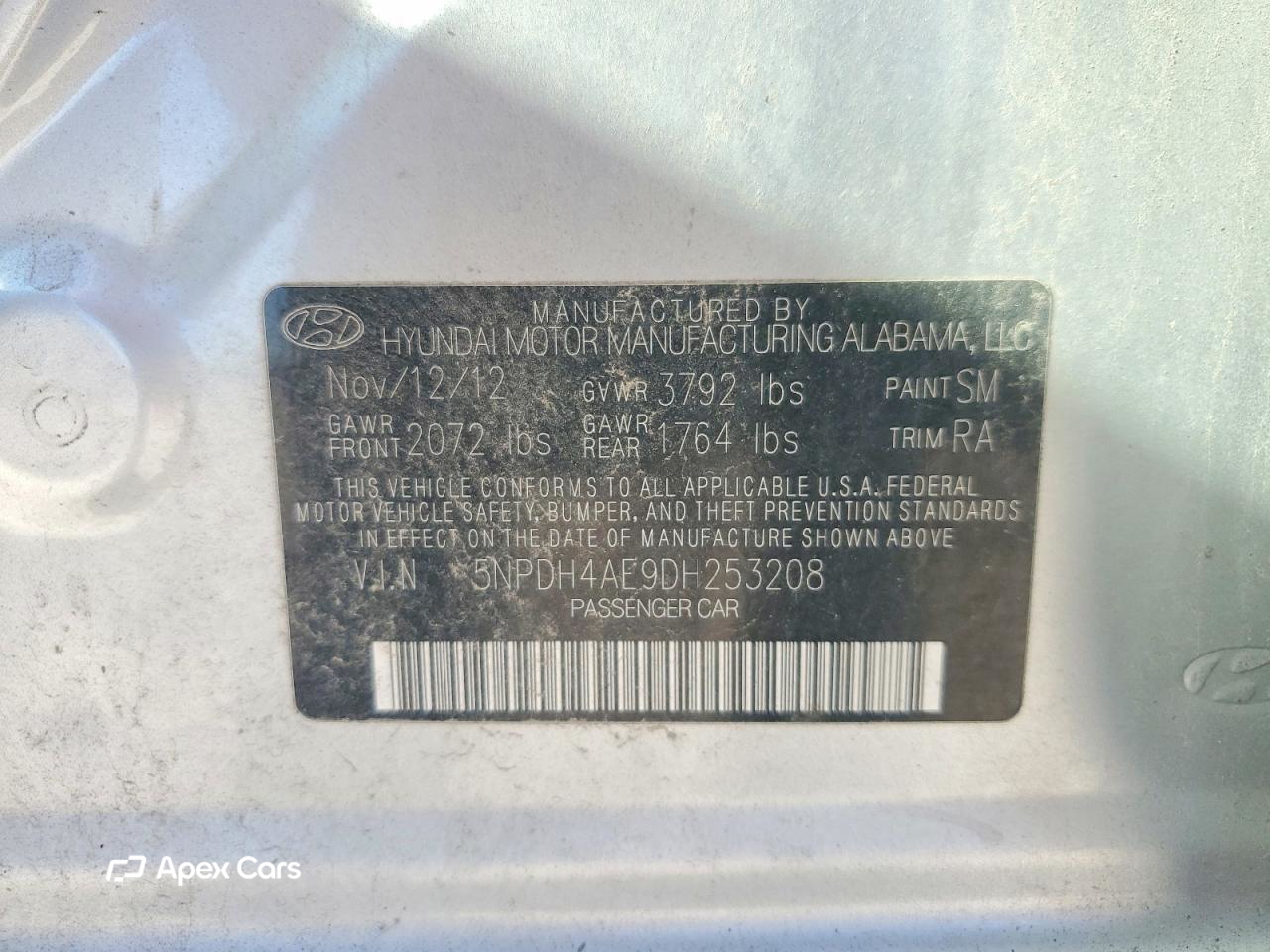 Hyundai Elantra 2013